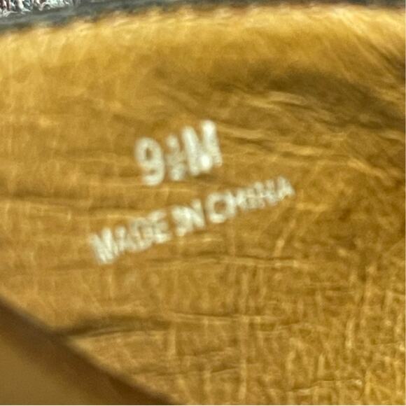 A Marinelli slides mules heels leather loafers slide on professional size 9.5 - Picture 9 of 9